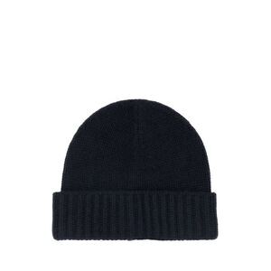 Moorer Men Navy Blue Cashmere Beanie Hat